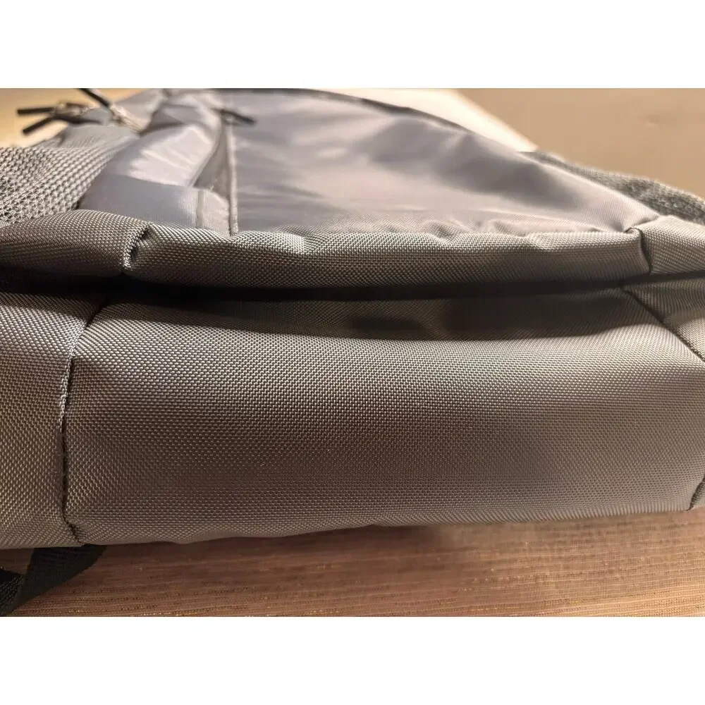NEW Gray Silver Dell Laptop Bag Bookbag Backpack Internal Compartments Pockets!